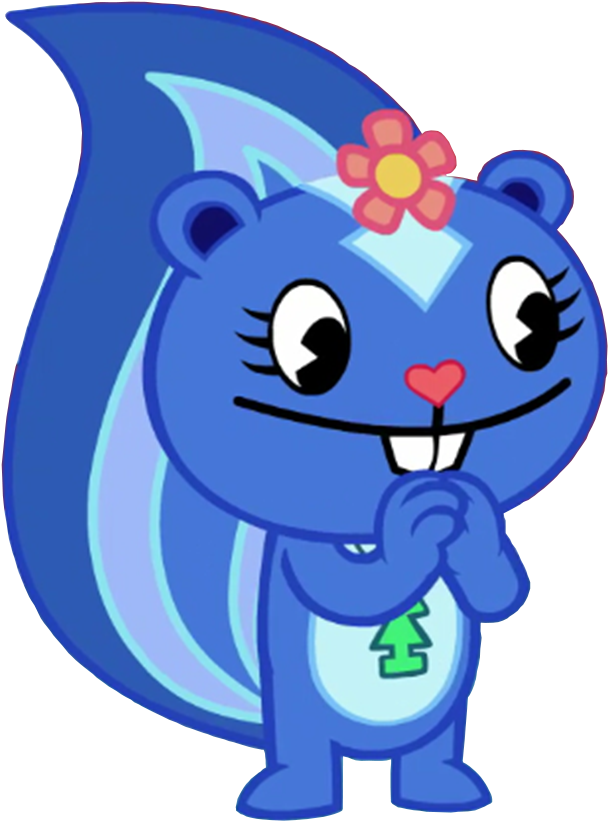 Petunia Tree Friends Wiki Fandom Powered By - Happy Tree Friends Petunia Cartoon Clipart (608x821), Png Download