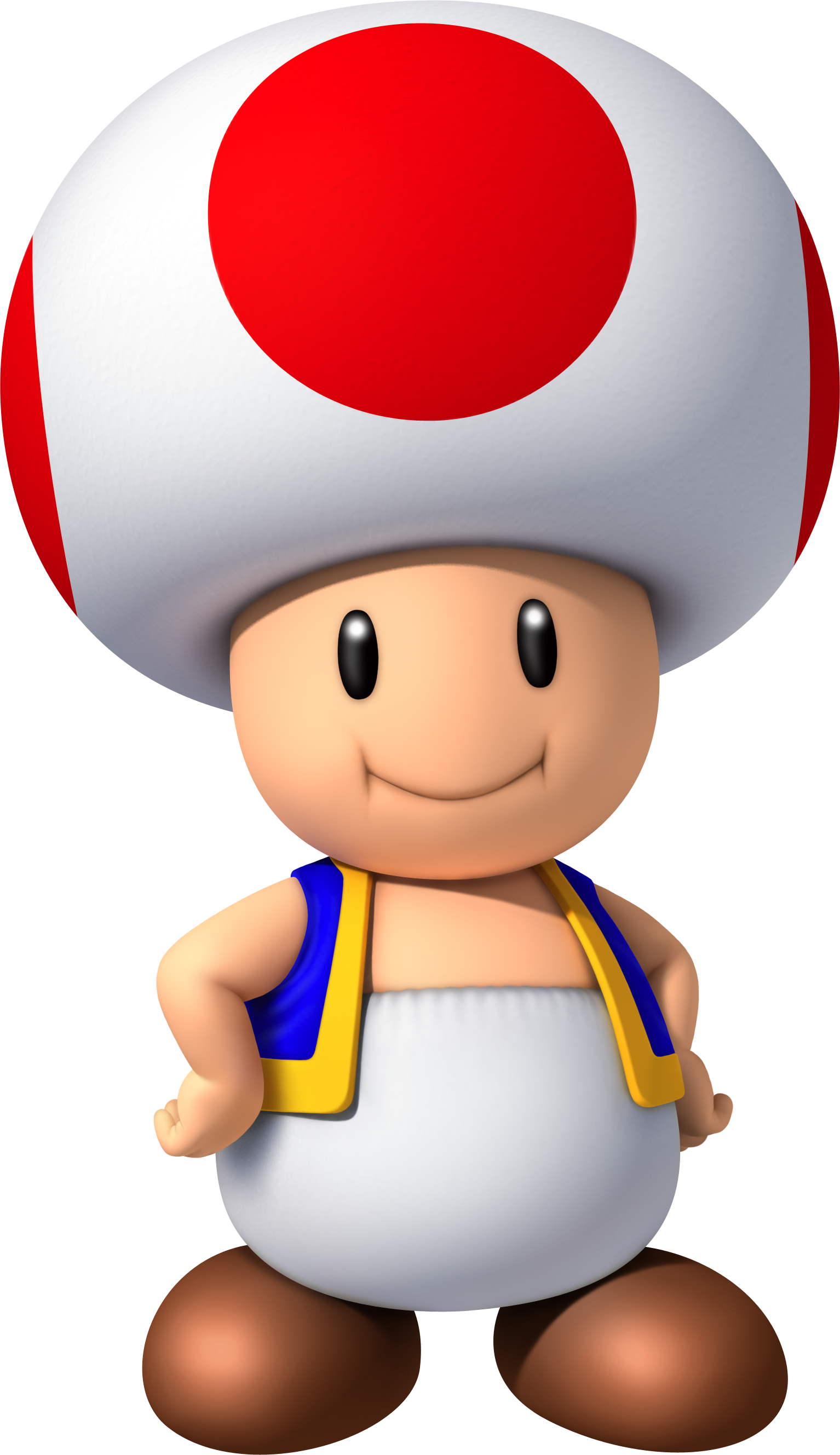 #toad #animation #clipart #characters #games #videogames - Toad Mario Bros - Png Download (1534x2657), Png Download