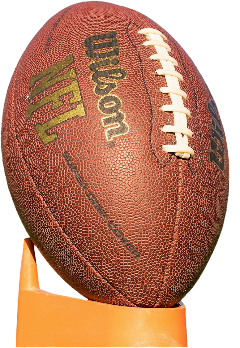 Football Standing Up Clipart (1207x1200), Png Download