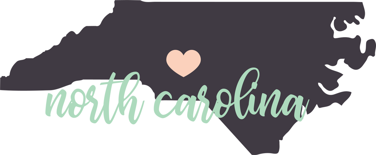 North Carolina State Svg Cut File - Calligraphy Clipart (1280x528), Png Download