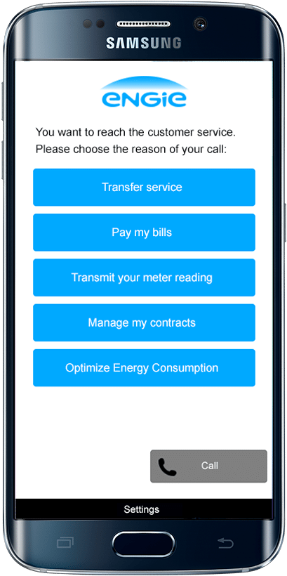 Engie Visual Ivr - Allianz Mobile Clipart (833x870), Png Download