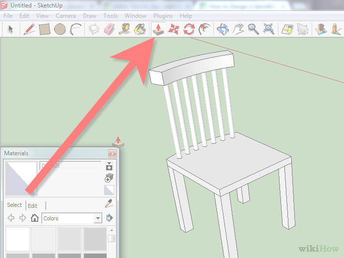 Image Titled Design A Spindleback Chair Using Sketchup - Sketchup Clipart (693x520), Png Download