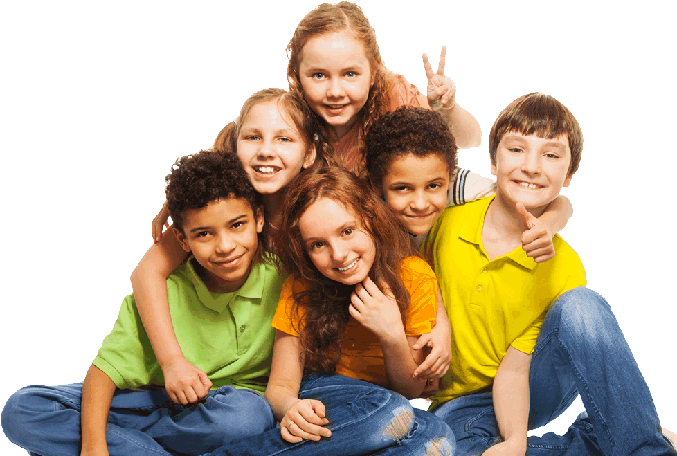 Curso Basico-superior Para Niños Y Adolescentes Hasta - Happy Kids Clipart (978x659), Png Download