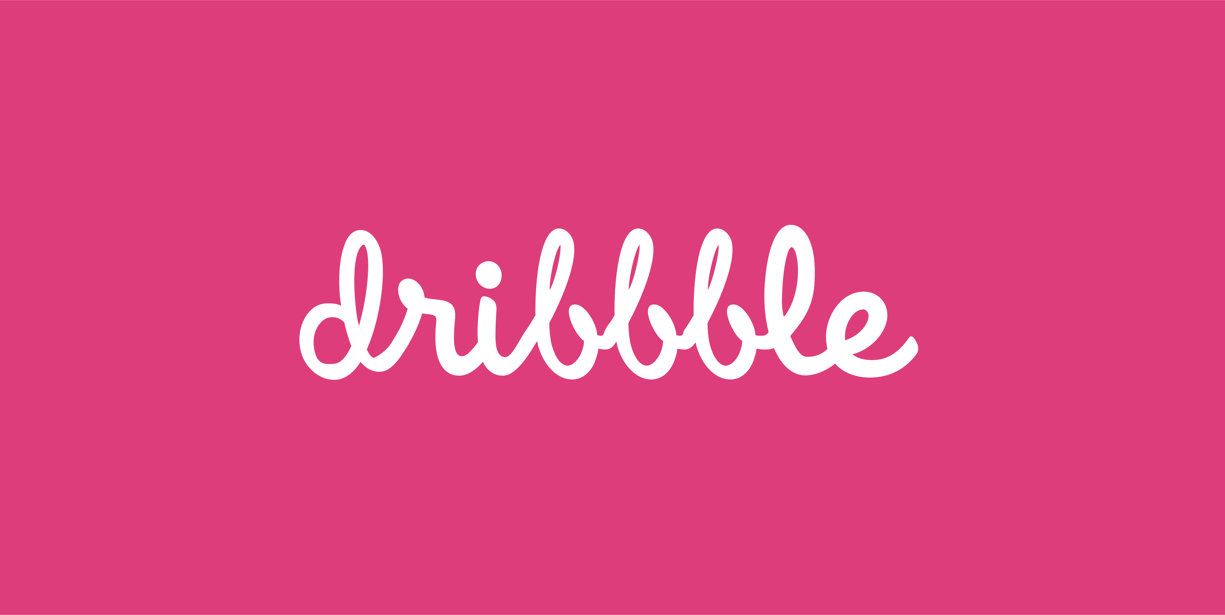 Dribbble Pink Logo Png Transparent - Dribbble Logo Vector Clipart (2400x1205), Png Download