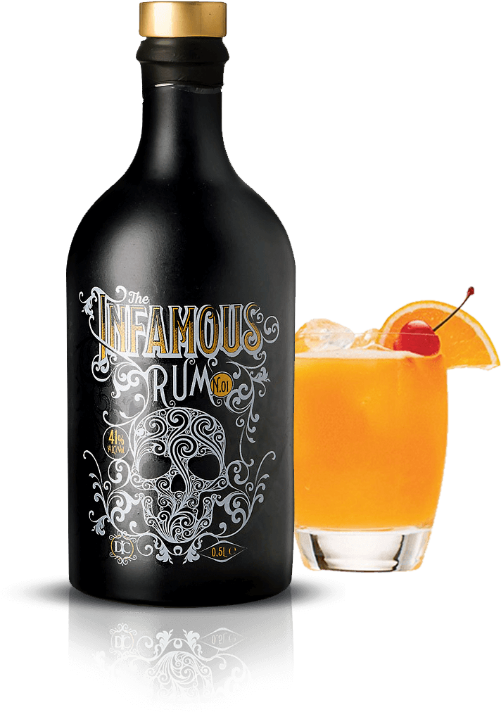 The Infamous N°01 , Png Download - Infamous Rum Clipart (712x1012), Png Download