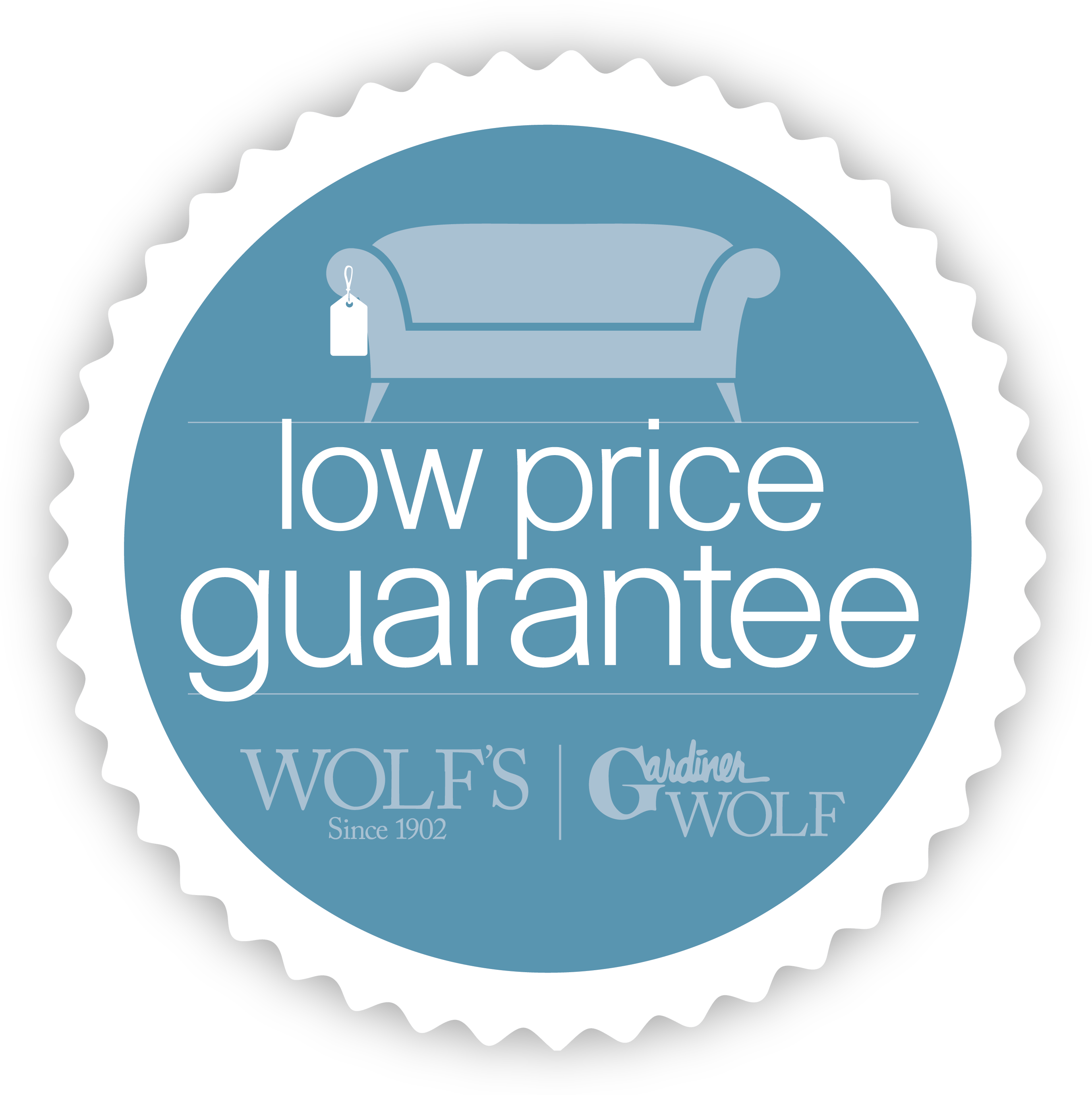 We Guarantee That You Will Pay The Lowest Price In - Wolf Furniture Clipart (2749x2755), Png Download