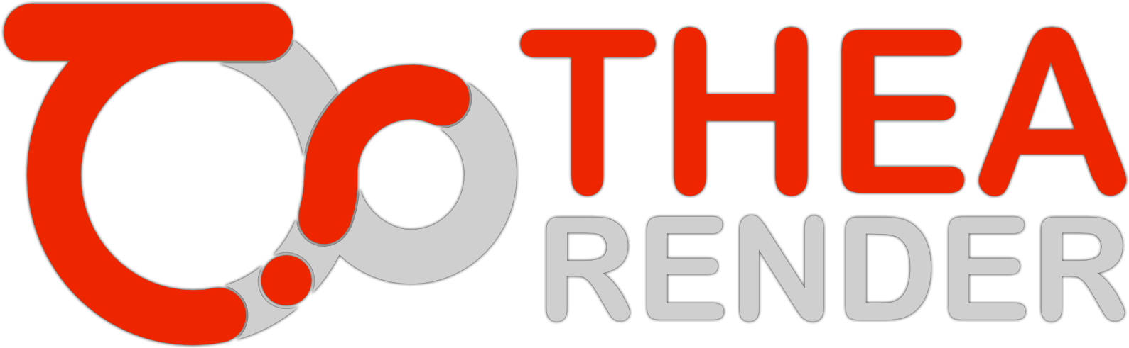 Sketchup Logo Png - Thea Render Logo Clipart (1644x528), Png Download