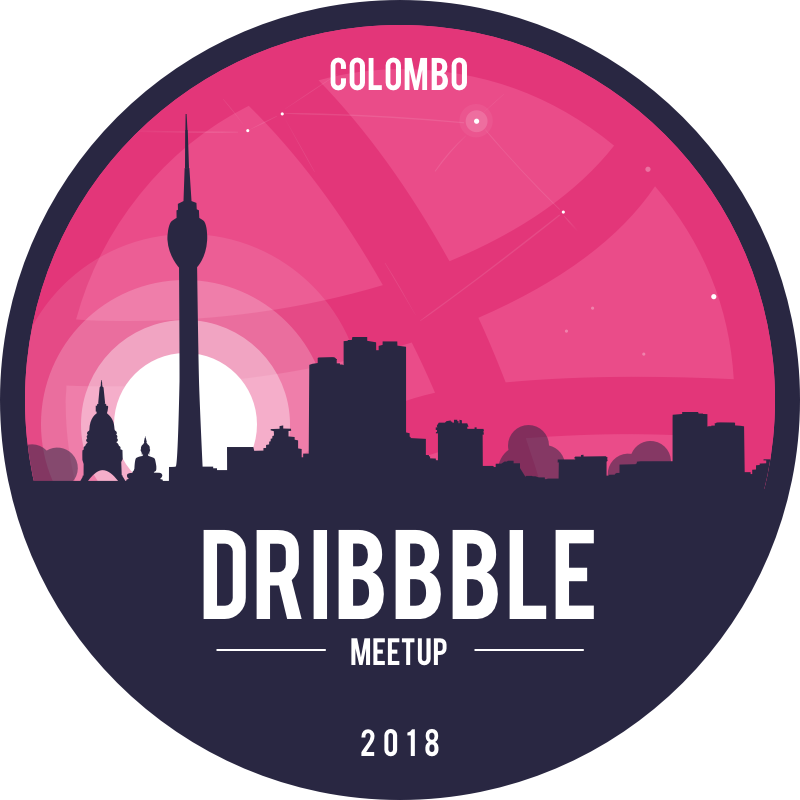 Colombo Dribbble Meetup - Peace And Love Clipart (800x800), Png Download