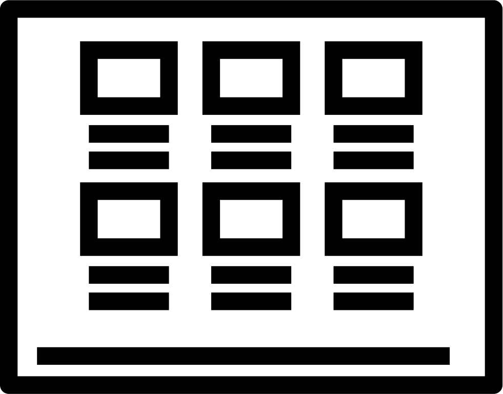 Png File - Storyboard Icon Clipart (981x768), Png Download