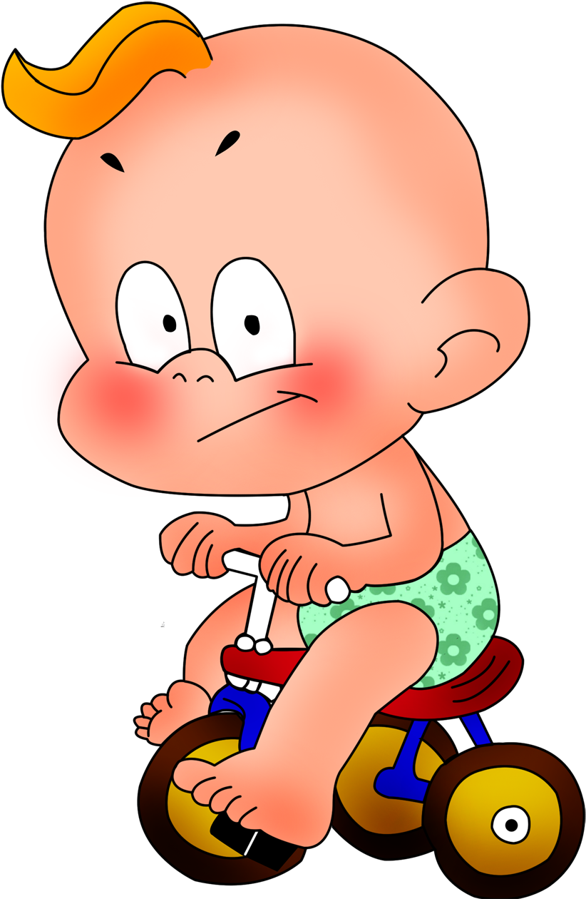 Láminas Infantiles Y Para Adolescentes - Funny Baby Boy Cartoon Clipart (822x1260), Png Download