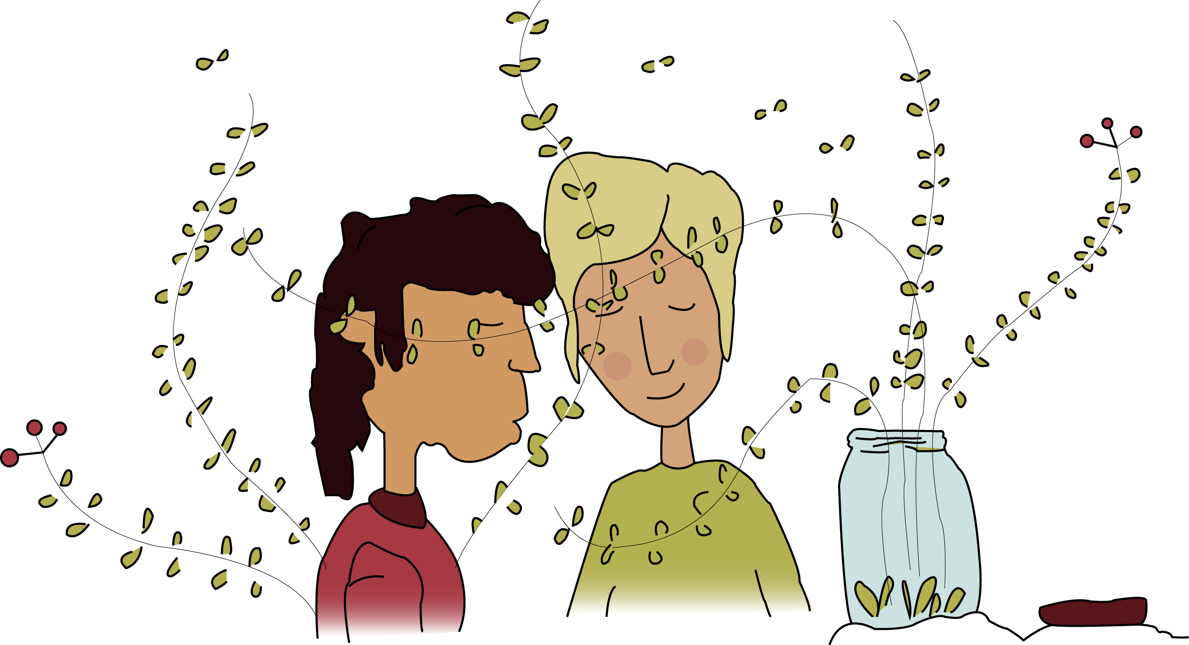 Gestionando El Amor Adolescente - Amor Adolescente Png Clipart (2406x1305), Png Download