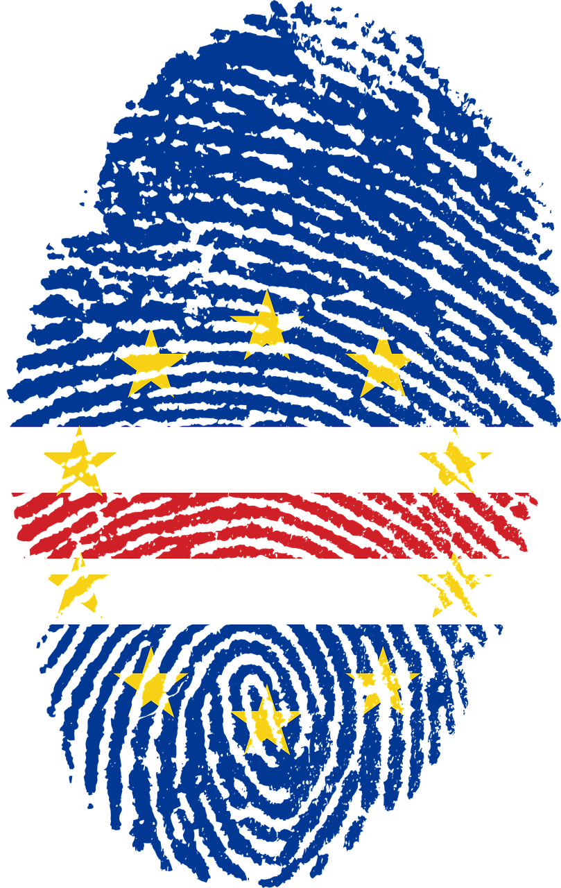Cabo Verde Flag Fingerprint Png Image - Morocco Fingerprint Clipart (809x1280), Png Download