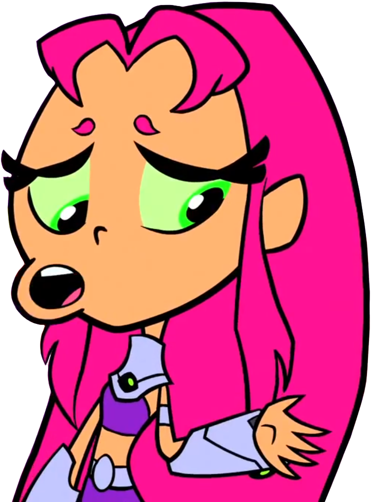 View Samegoogleiqdbsaucenao Starfire Herp , - Teen Titans Go Starfire Tongue Clipart (750x1015), Png Download