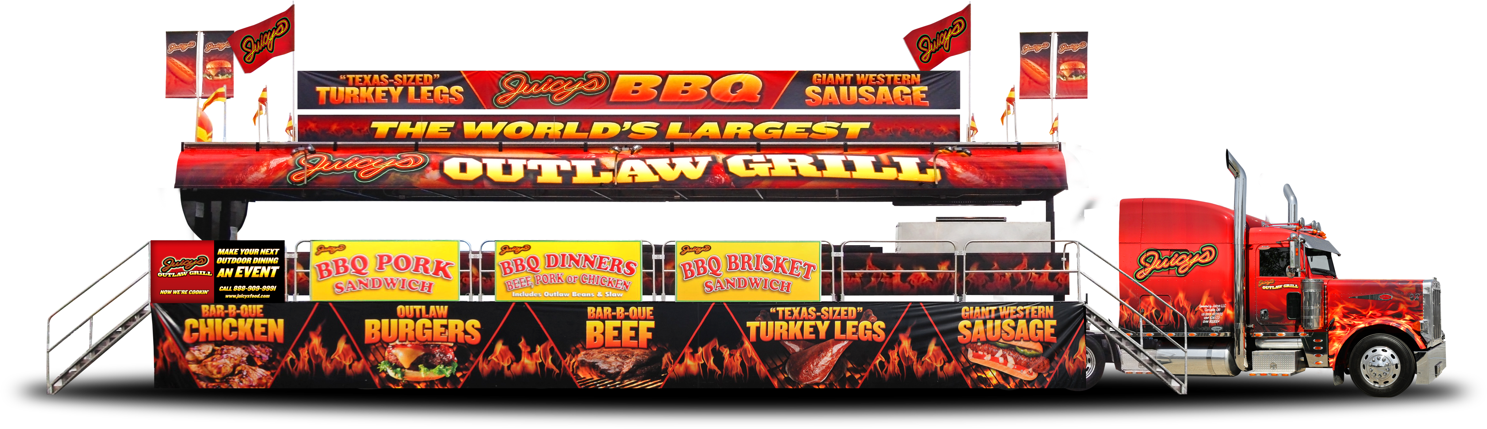 Outlaw Grill Images , Png Download - Graphic Design Clipart (4851x1400), Png Download