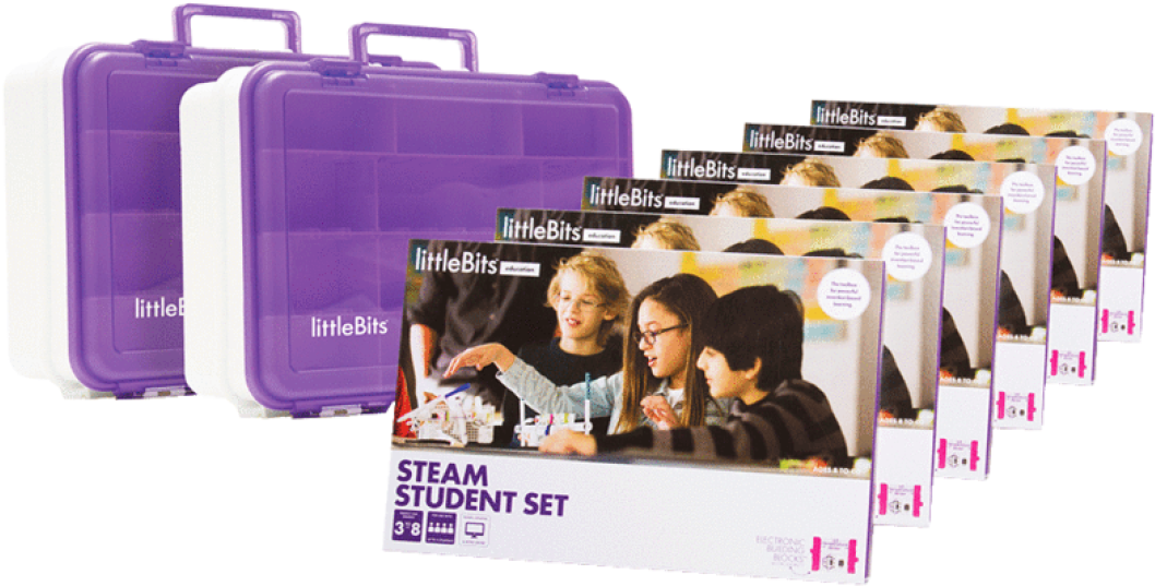 Littlebits Steam Education Class Pack 18 Students Clipart (1132x640), Png Download