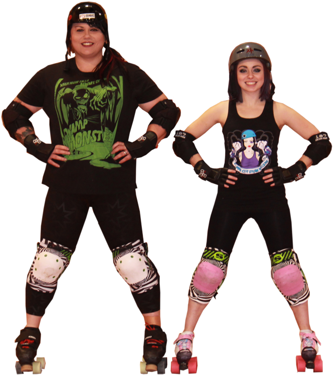 Img 3329cutout1 - Roller Derby Clipart (772x840), Png Download