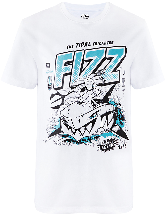 Riot Games Merch - League Of Legends Fizz Shirt Clipart (1000x1000), Png Download
