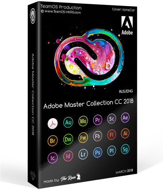 Adobe Creative Cloud 2018 , Png Download - Adobe Master Collection 2019 Clipart (521x607), Png Download