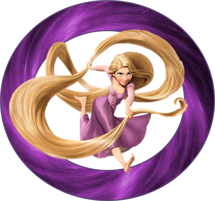 Mini Kit De Enredados Para Imprimir Gratis - Long Hair Girls Quotes Clipart (713x665), Png Download