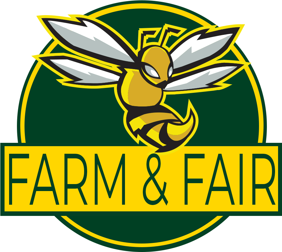 Farm And Fair Logo Green And Gold Recovered - Emblem Clipart (1030x1030), Png Download