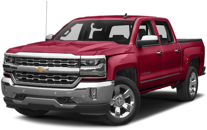 2017 Chevy Silverado 1500 Ltz Crew Cab Clipart (850x548), Png Download