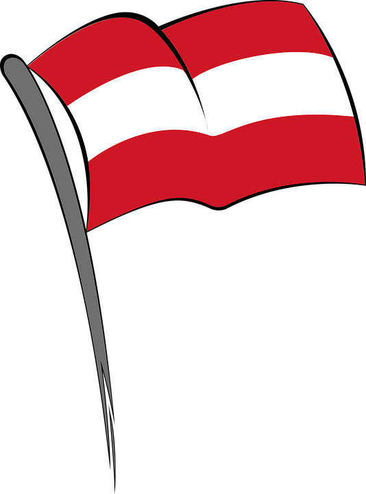 Vektor Bendera Merah Putih Png - Fahne Clipart Transparent Png (534x720), Png Download