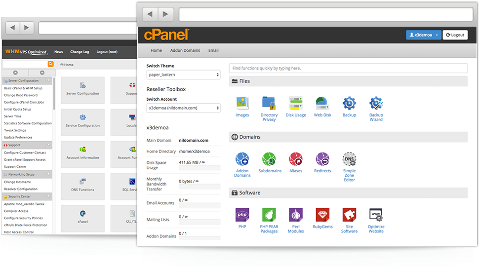 Cpanel Demo Whm Demo Cpanel Demo - Cpanel Reseller Clipart (980x560), Png Download