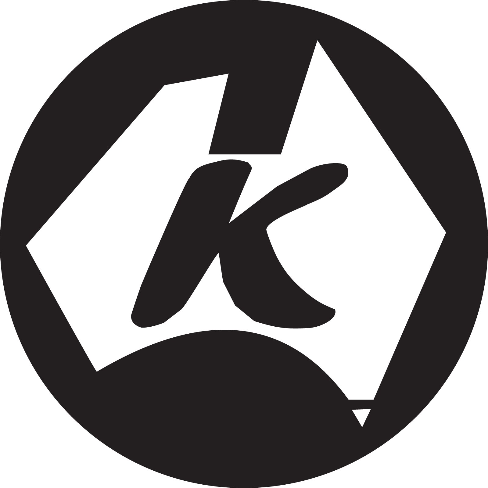 Kosherlogoblack Clipart (1600x1600), Png Download