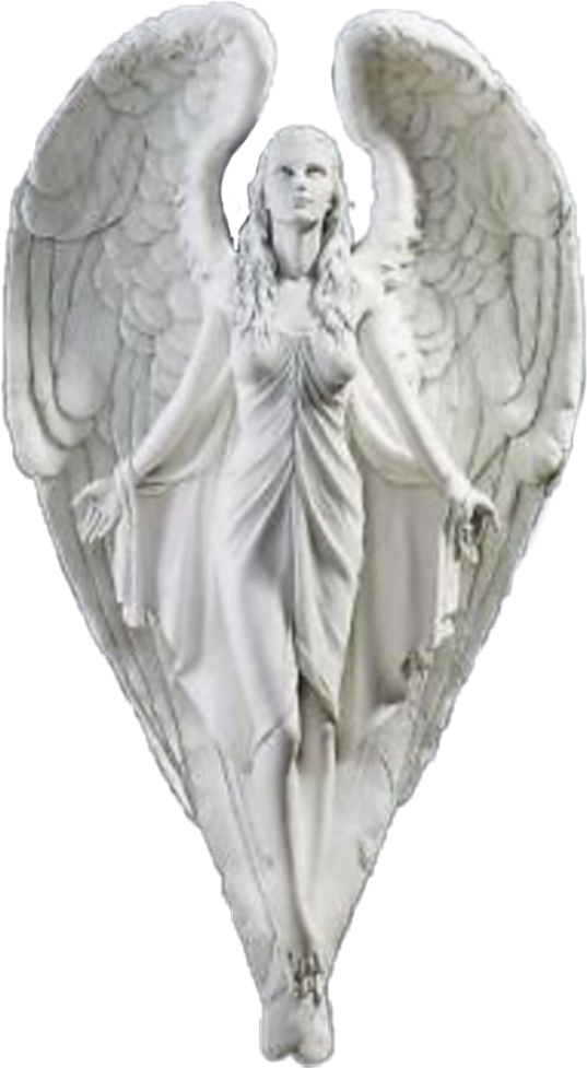 ##angel #angels #angelwings #wings #heaven #remix #heavenly - Wall Statue Design Clipart (577x1024), Png Download