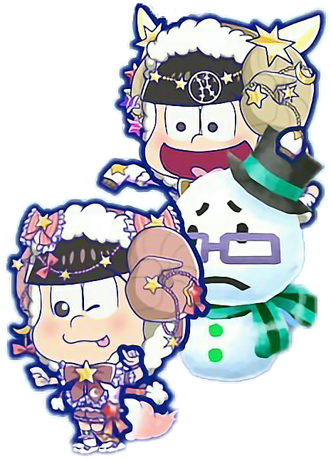Todomatsu Sticker - Cartoon Clipart (652x652), Png Download