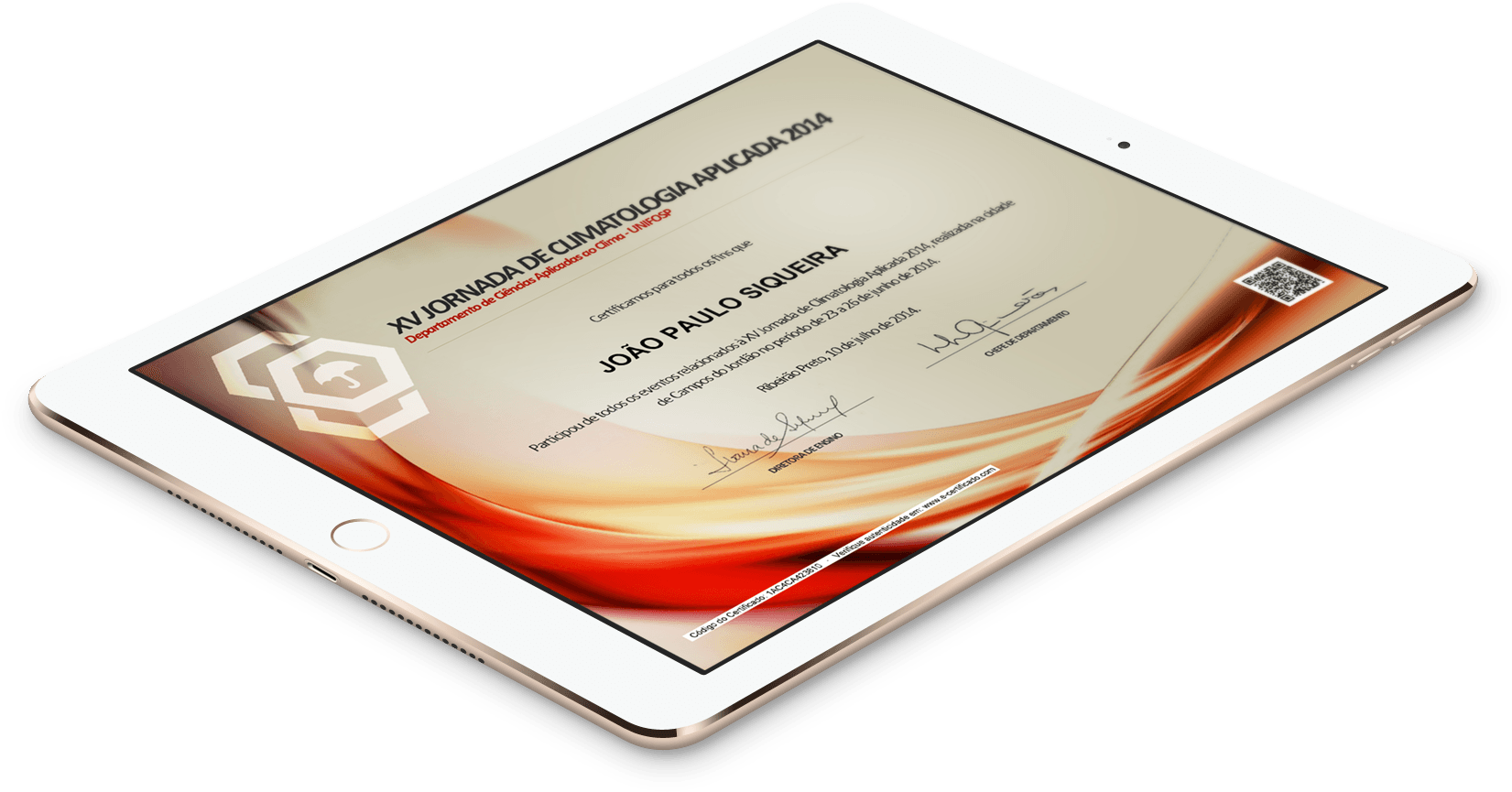 Emissão De Certificados Online De Participação Para - Academic Certificate Clipart (1728x931), Png Download