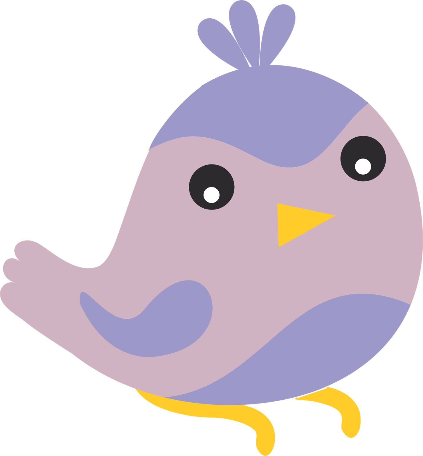 Lindos Pajaritos - Cartoon Clipart (1482x1600), Png Download