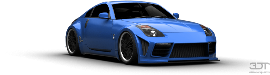 Nissan 350z Coupe 2003 Tuning - Nissan 350z Custom Bumper Clipart (1004x373), Png Download