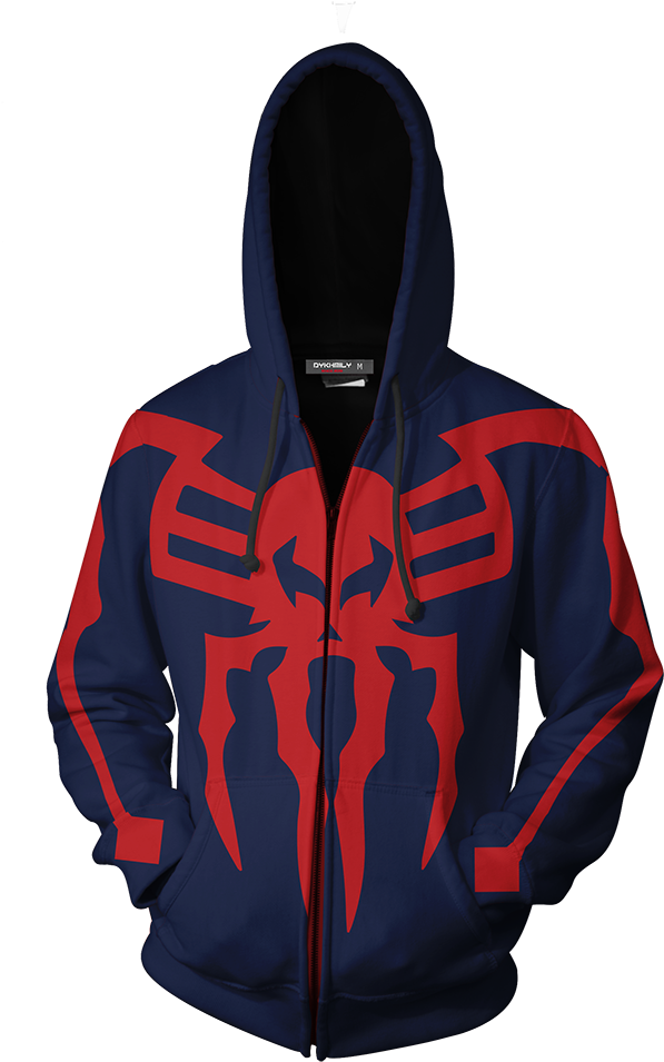 Spider-man 2099 Cosplay Ps4 Zip Up Hoodie Jacket Fullprinted - Devil May Cry Vergil Jacket Clipart (1024x1024), Png Download