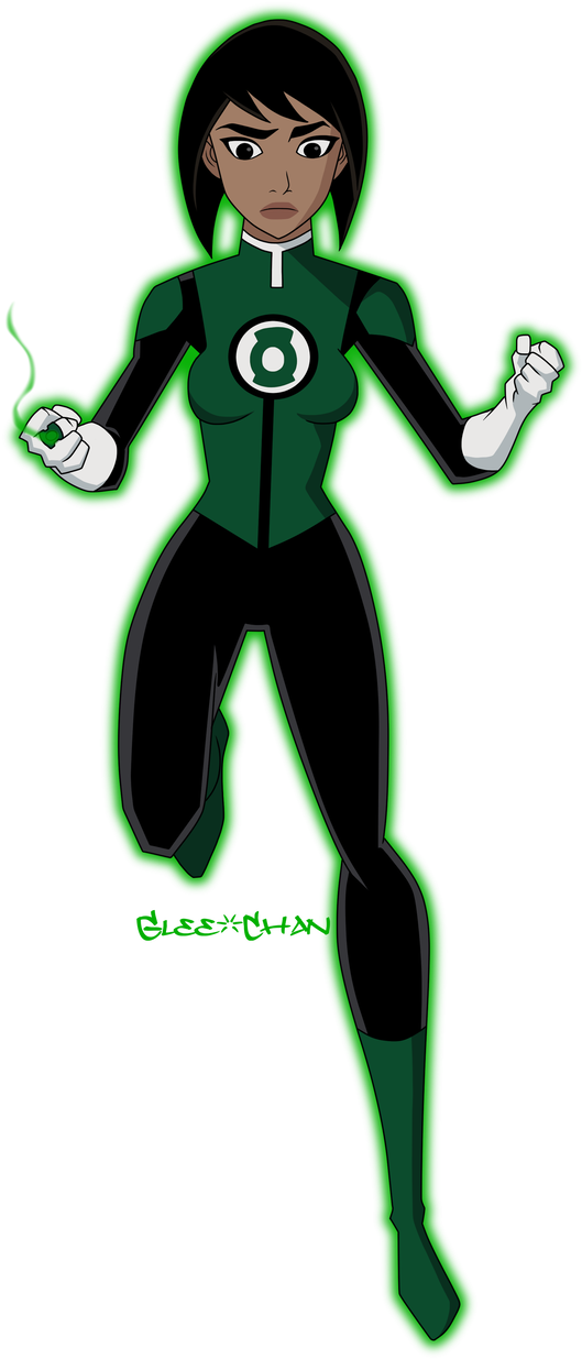 Jessica Cruz , - Jessica Cruz Justice League Vs Fatal Five Clipart (621x1286), Png Download
