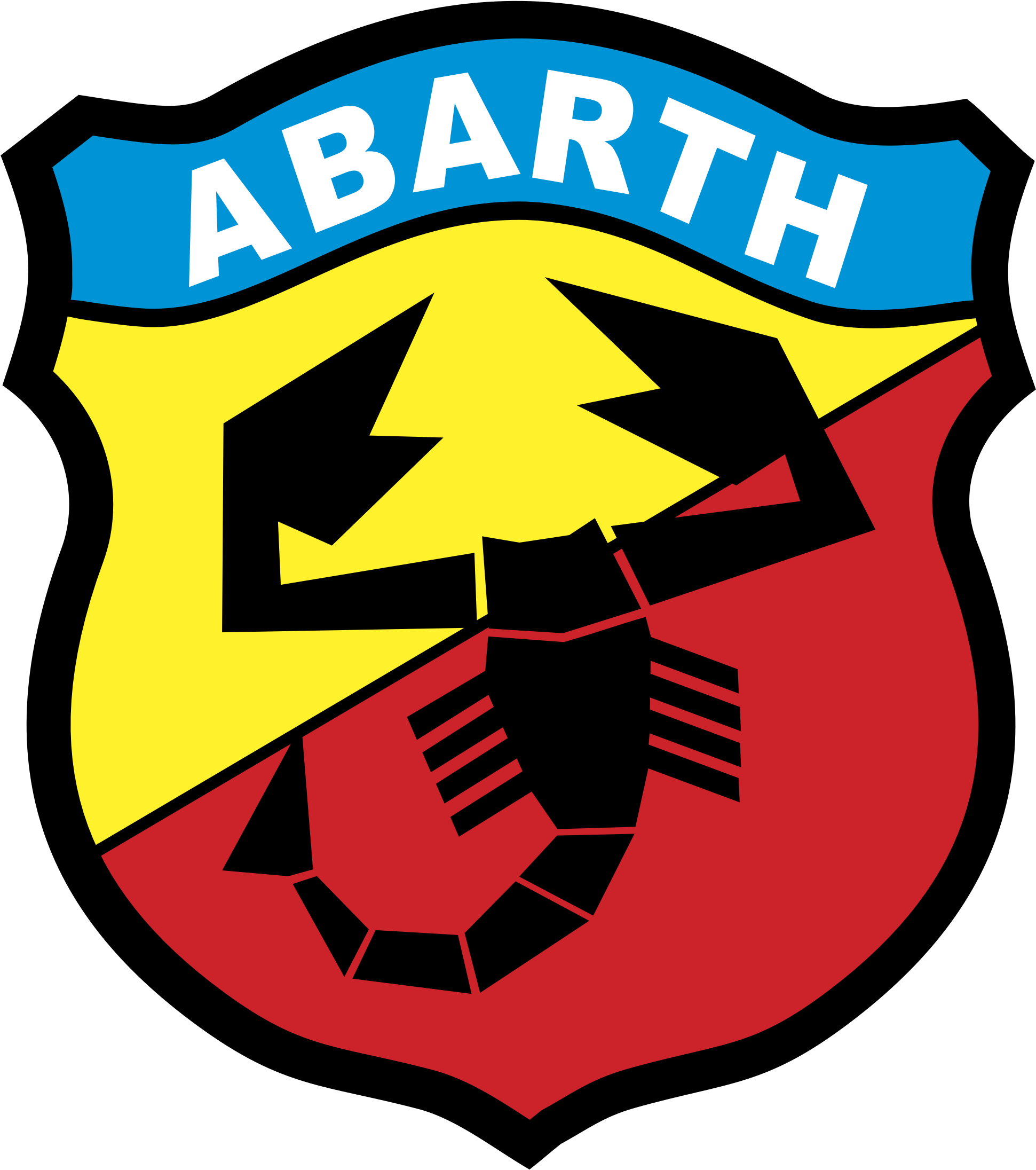 Abarth Logo Png Transparent - Logo De Abarth Cars Clipart (2400x2400), Png Download