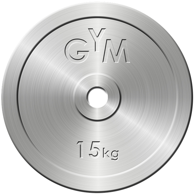 Metal Aluminium Steel Stand-alone Chrome Iron Gym - Circle Clipart (720x720), Png Download