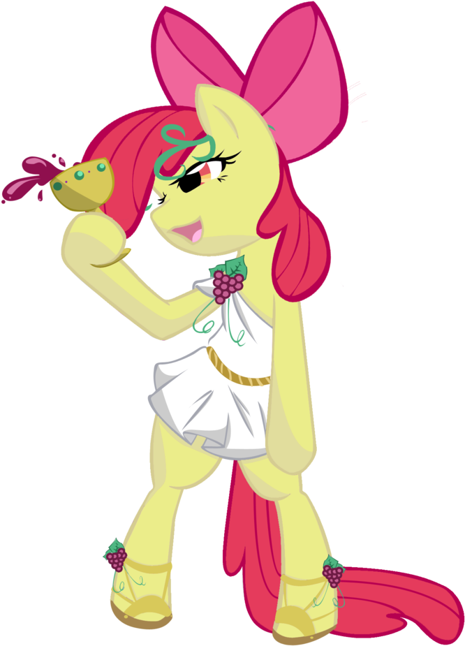 Alcohol, Apple Bloom, Artist - Mlp Apple Bloom Fanart Clipart (833x1024), Png Download