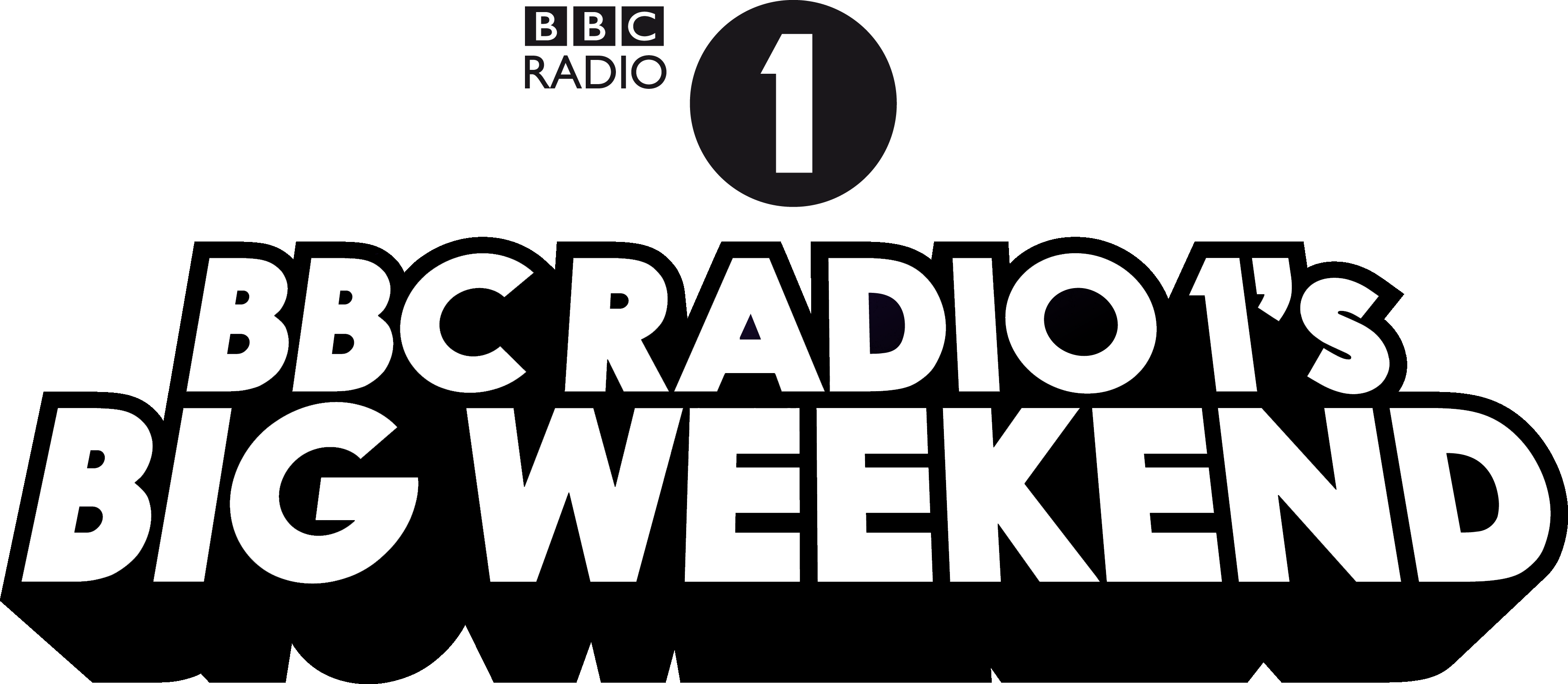 How Do I Make This Text Effect In Illustrator - Bbc Radio 1 Clipart (3638x1586), Png Download