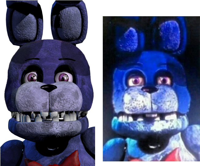 Fivenightsatfreddys - Unwithered Bonnie Fnaf 3 Clipart (809x542), Png Download