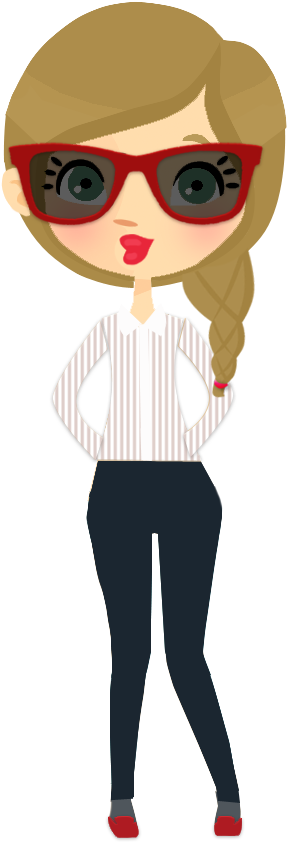 Muñecas Hipster Tumblr - Muñeca Hipster Png Clipart (543x900), Png Download