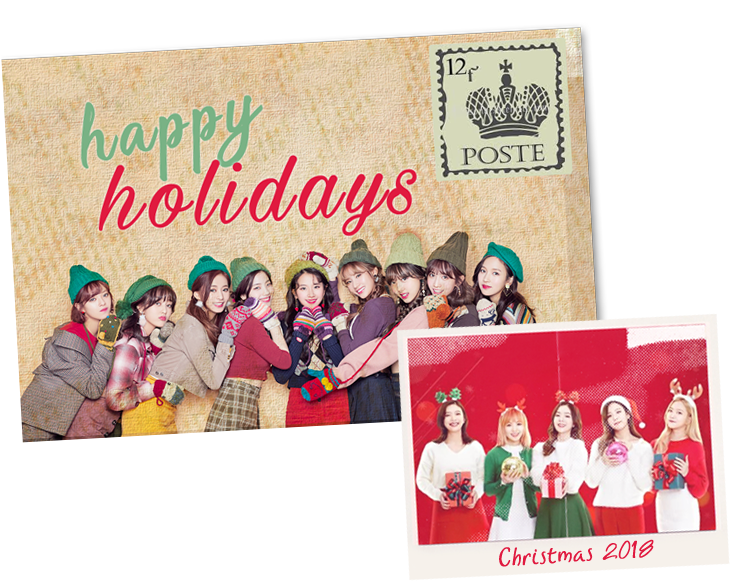 🎄 K Pop Board Holiday Celebration Bring Your Festive - Full Hd Hd Twice Clipart (800x600), Png Download