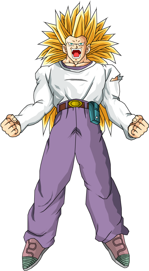 Gt Goten Ss3 - Dbgt Goten Ssj 3 Clipart (582x1056), Png Download