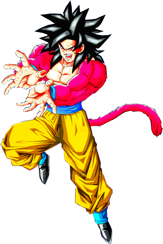 Goku Ssj 4 Goku E Vegeta Son Goku Dragon Ball Gt スーパー サイヤ 人 4 悟空 Clipart Large Size Png Image Pikpng