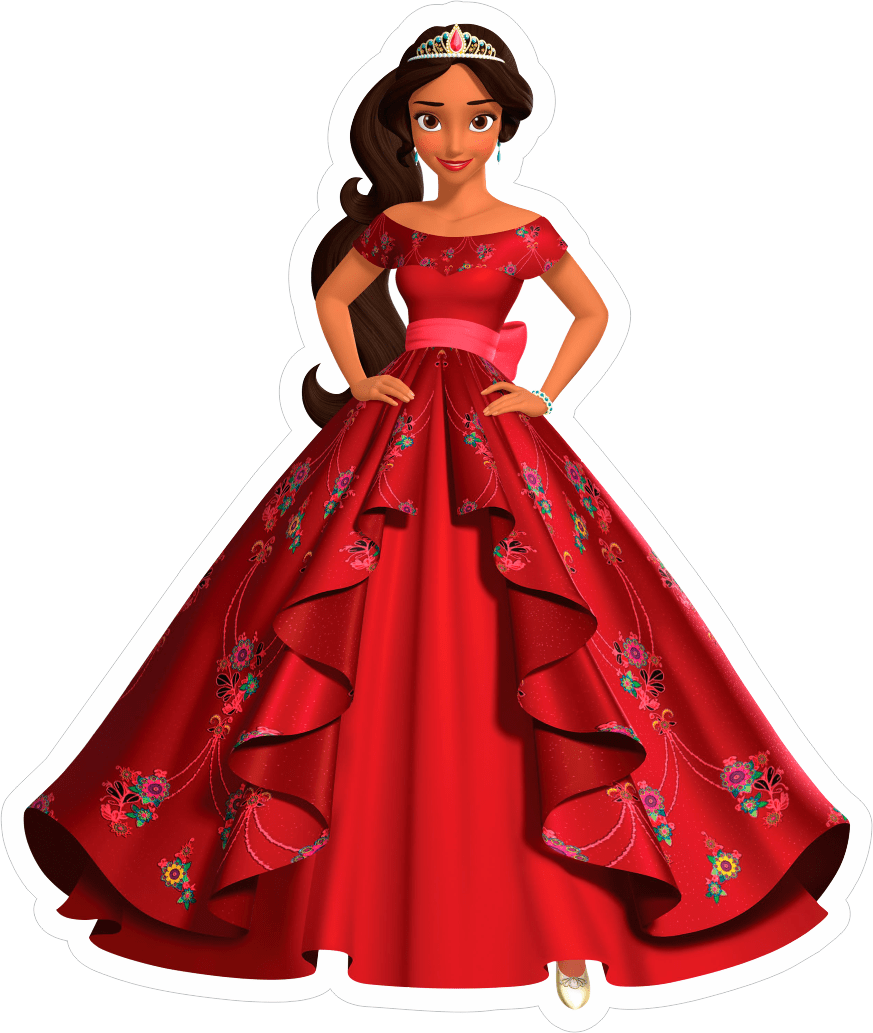 Elena Of Avalor Character Clipart (873x1033), Png Download