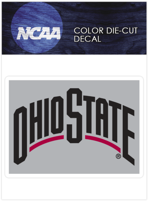 Ohio State Buckeyes Woodmark 2013-pres Logo Ncaa Diecut - Ncaa Clipart (640x640), Png Download