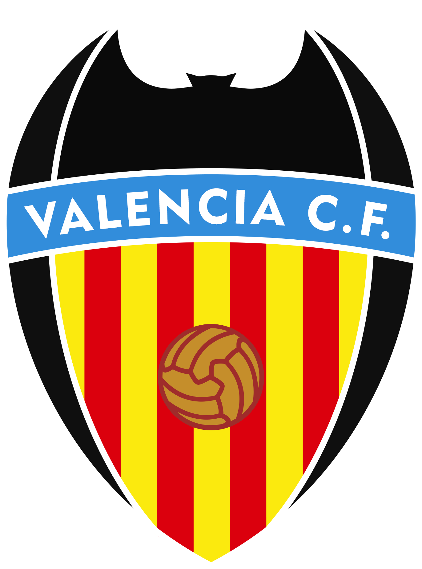 European Football Club Logos - Valencia Fifa Clipart (1470x1946), Png Download