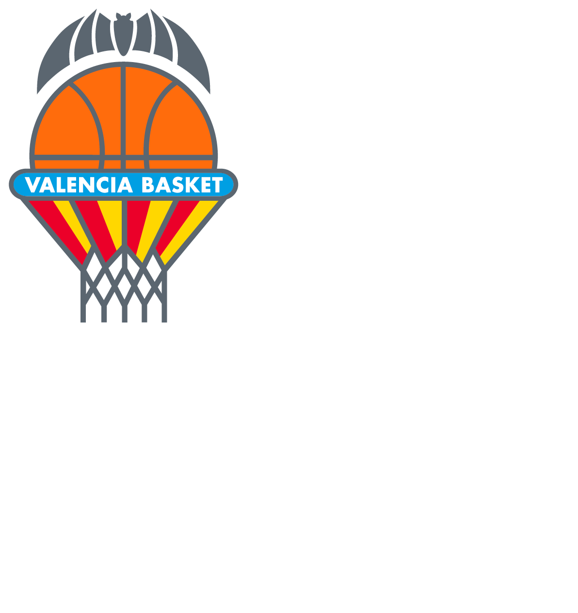Color Ribete Blanco Vertical - Valencia Basket Club Logo Clipart (1417x1654), Png Download