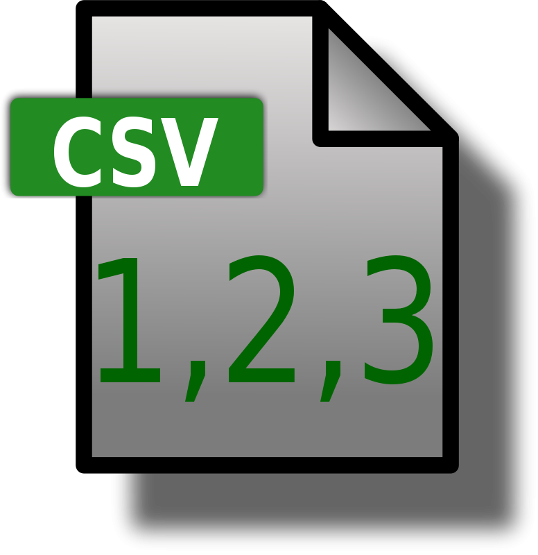 File Icon Csv - Csv File Clipart - Png Download (776x800), Png Download