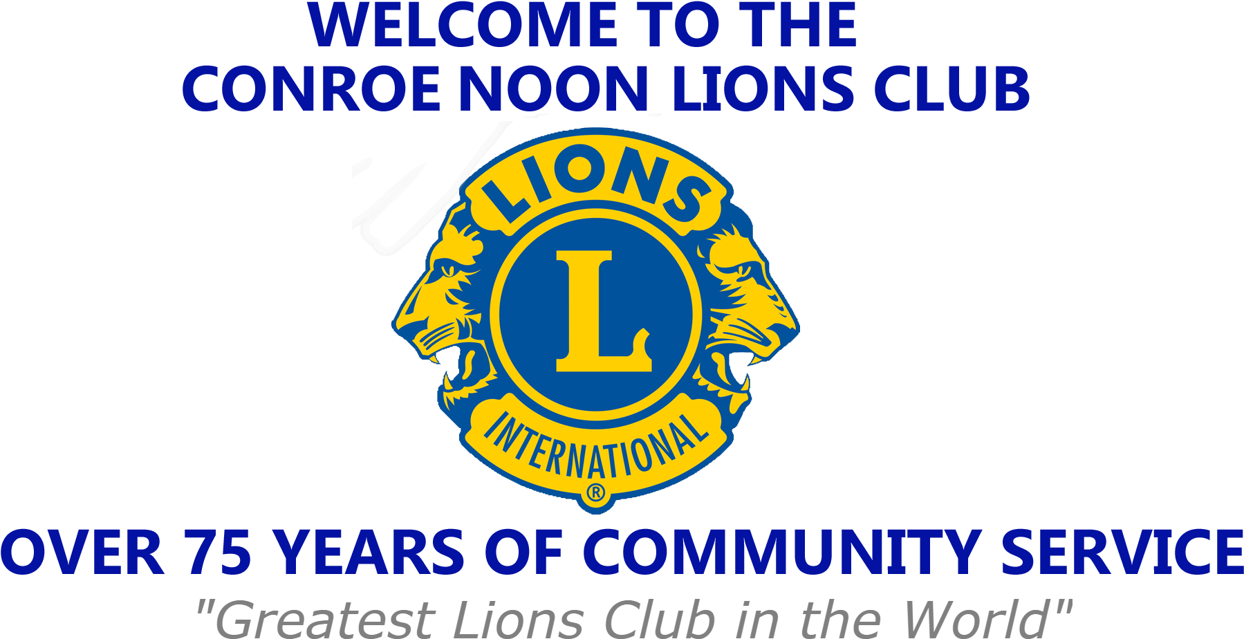 Club Meetings - Lions Club International Clipart (1892x980), Png Download